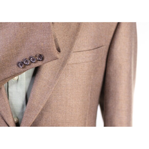 Joseph Abb Camel Tan Seasonless Wool/bambo STAYS COOL 2-Button Blazer Jacket 44L - Picture 8 of 11